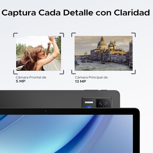 DOOGEETab U13 Tablet 13 Pulgadas FHD+ 90Hz, Tablet Android 16 Batería 11000mAh,32GB+256GB/2TB, Procesador Octa-Core Tablets, Gemini AI/Widevine L1, 13MP/5G WiFi/Face ID/GPS/OTG