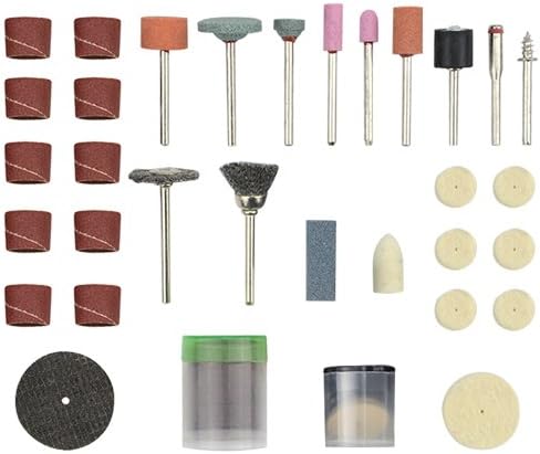 TOVOT 32 Pieces Rotary Tool Accessories Fits Dremel for Polishing,Grinding,Craving
