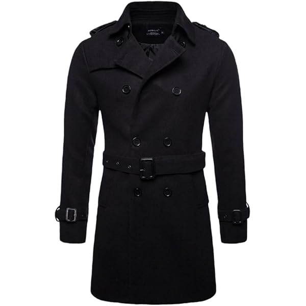 Amazon.com: Ctreela Men Warm Woolen Outwear Thicken Winter