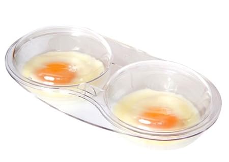 sefama 104791 - Recipiente de microondas para cocinar Dos Huevos ...