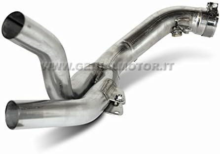 Yamaha YZF R1 2008 08 Exhaust Mivv decatalizzatore Tube No Kat