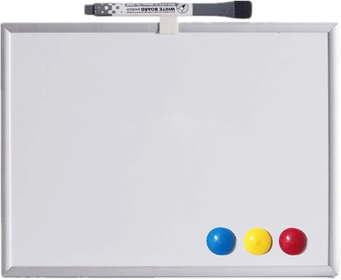 LXUA Pizarra Pequeño Blanco Junta Mini portátil de Calendario de