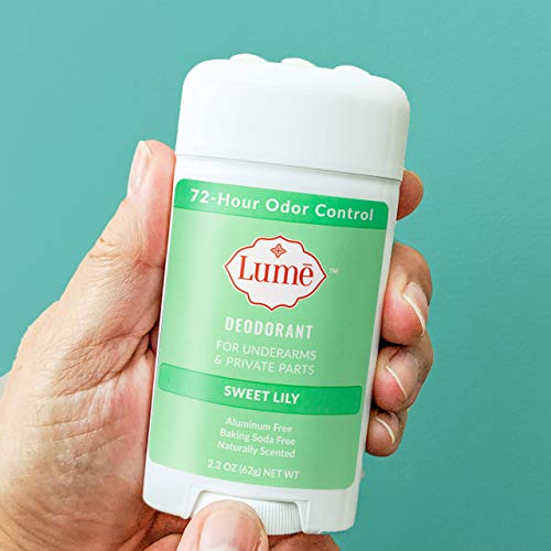 Lume Natural Deodorant (Sweet Lily) Underarms and Private Parts