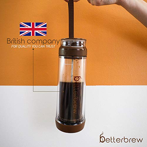 Betterbrew Travel French Press Coffee Maker Portable Insulated Coffee