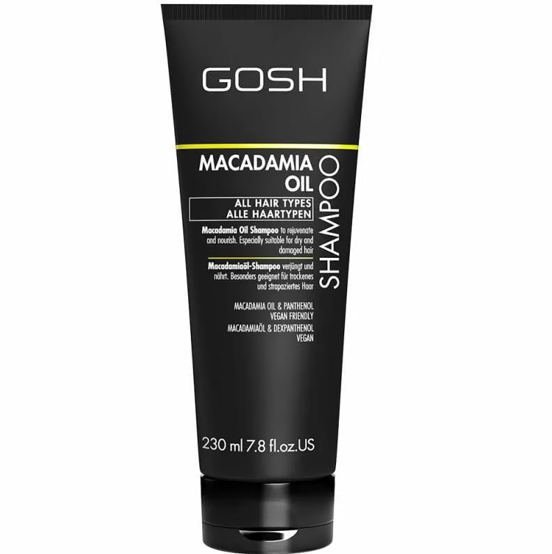 GOSH Macadamia Oil Hair Shampoo for All Hair Types 230 ml