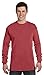 Comfort Colors Ringspun Garment-Dyed Long-Sleeve T-Shirt, Medium, CRIMSON