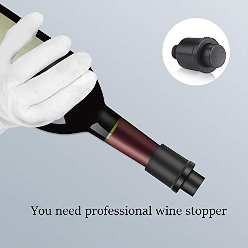 Essoy Wine Stoppers Vacuum with Time Scale Record Saver,1 Pack Reusable