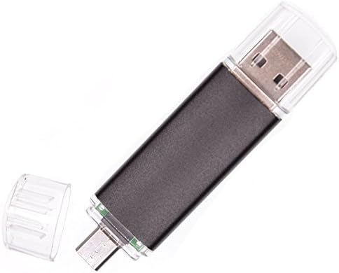 Uactor 1pcs 16GB OTG Micro USB 2.0 Flash Drive 2 in 1 16G Memory Stick Pen Thumb Shaped for Cell Phones &amp; Tablet PCs Black
