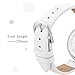 Dictac Women Lady Waterproof Analog Quartz Crystal Dial Clock Leather Wrist Watch ( Model:102401) (White)
