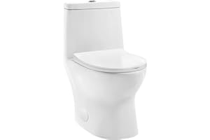 Swiss Madison Well Made Forever SM-1T127, Ivy One Piece Toilet, 10" Rough-in , White