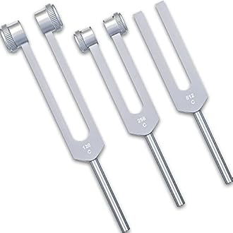 SURGICAL ONLINE Aluminum Sensory Tuning Forks C 128, C 256, C 512, Diagnostic Instruments 3 Pcs