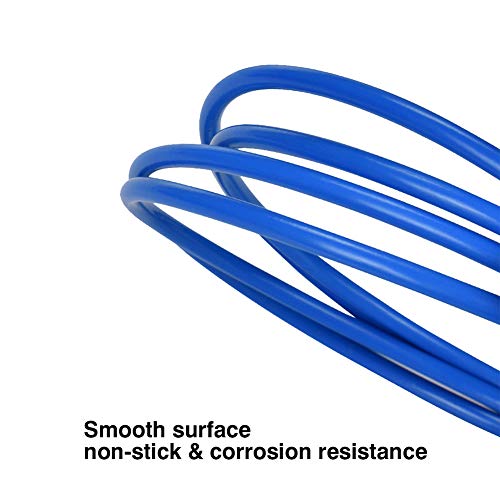 Aokin Bowden PTFE Tubing, Premium PTFE Tube for 1.75mm Filament PLA ABS 3D Printer, Blue Teflon Tubes, 1 Meter