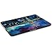 iCasso MacBook Air 13 Inch Case 2018 Release A1932,Rubber Coated Cover with Keyboard Cover Compatible Newest MacBook Air 13 Inch with Retina Display fits Touch ID,Night View of Paris