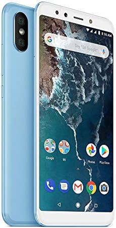 Xiaomi Mi A2 Smartphones 5.99” Full HD Screen, 4GB RAM + 64GB ROM Snapdragon 660 Octa Core, Dual SIM Cards, 20MP Front & 20MP+12MP Dual Rear Cameras Mobile Phones (Blue)
