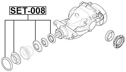 1 Pinion+Differential+Febest+SET+008+31507609535