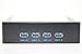 E-SDS USB 3.0 4-Ports 5.25 inch Metal Front Panel USB Hub for Desktop[ 20 Pin Connector & 2ft Adapter Cable]