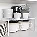 Evelots Kitchen Cabinet/Counter Shelves-Organizer-Double Space-Sturdy Metal