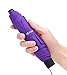 Fidus Small Windproof Travel Umbrella - Compact Folding Light Portable Sun & Rain Outdoor Golf Umbrella for Women Men Kids-Purple