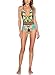 Summer Women's Swimwear Sexy Floral Printing One Piece Bathing Suits - Halter Straps Bikini Swimsuits Monokini Beachwear