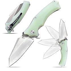Eafengrow Snake Head G10 Folding Camping Knives Use