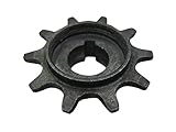 Flying Horse 2-Stroke Motorized Bicycle Engine 10 Tooth Front Drive Sprocket – Gas Bike 10T Engine Sprocket Replacement