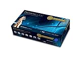 PremiumFlex LARGE Cobalt Blue Powder Free Nitrile Examination Gloves, 9.5