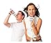 Sing-along PRO Bluetooth Microphone - Wireless Karaoke Microphone with Bluetooth for Kids and Adults - Portable Microphone for Home Karaoke - Sing-Along Mic with Stereo Audio - Rose Gold