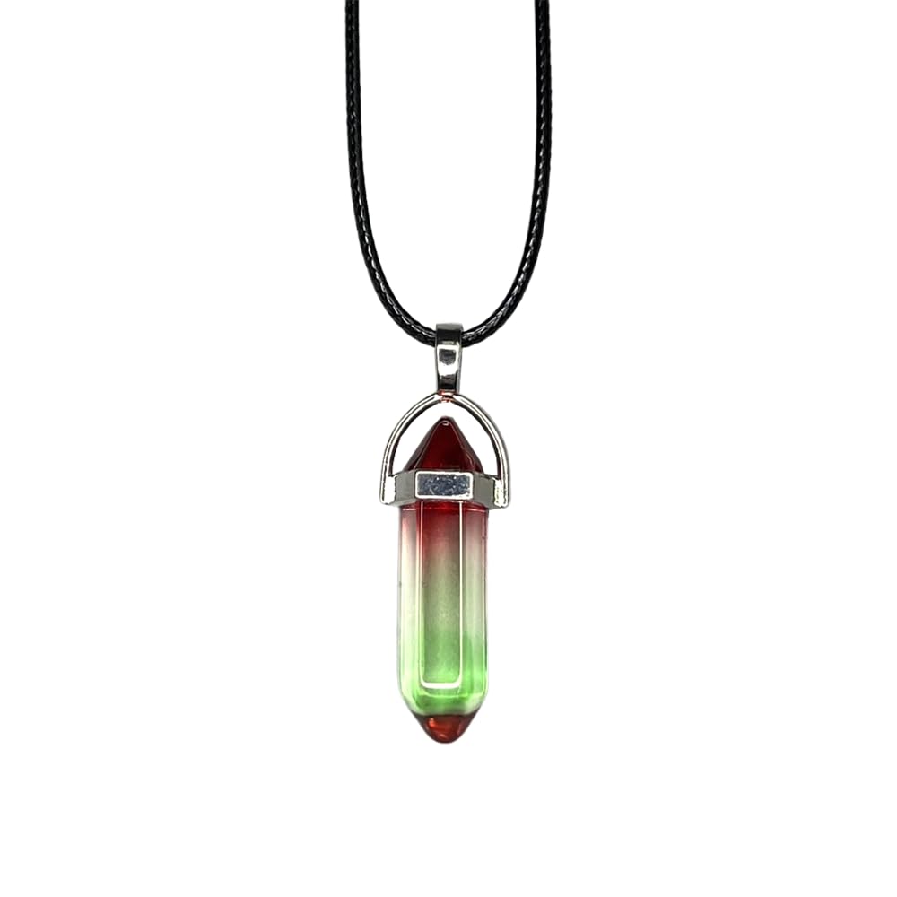 VIE Double Point Pencil Pendant, Black String ((Colour F))