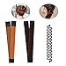 TIMESETL 2pcs Hair Bun Maker (Brown/Blonde) + 1pcs Fashion French Hair Braiding Tool Magic DIY Hair Twist Styling (Black)