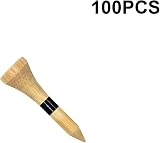 Zivisk Bamboo Golf Tees 38mm 100 Count 1-1/2 inch Natural Color view 5