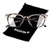 BEISON Womens Cat Eye Mod Fashion Eyeglasses Frame Clear Lens