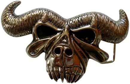 Shinning Silver Danzig Kiss Skull Samhain Misfits 3D Belt Buckle