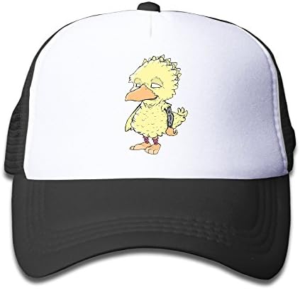 Henzhudi Retro Art Big Bird Unisex Grid Baseball Caps Adjustable Nice Icon Baseball Cap Customize Black