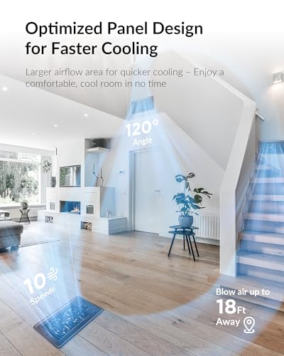 2026 Super Quiet Register Booster Fan for 4" x 10" Register Holes, Smart Register Vent with Dual Intelligent Thermostat and WiFi App Control, Heating Cooling AC Vent Fan (ORB)