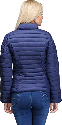 mizago women's long sleeves blended quilted jackets