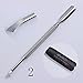 BORN PRETTY Dual-ended Cuticle Pusher Remover Nail art Stainless Steel Pedicure Manicuring Tool Set