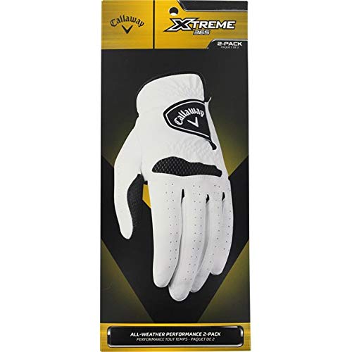 Callaway Men's Xtreme 365 Golf Gloves (Pack of 2), Cadet Medium/Large