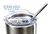 SLK replacement Slider Lid for 30 oz tumbler - BPA free with splash-guard switch, fits yeti rambler tumbler, Rtic, SIC, SASQUATCH and most 30 oz tumblers (lid only)