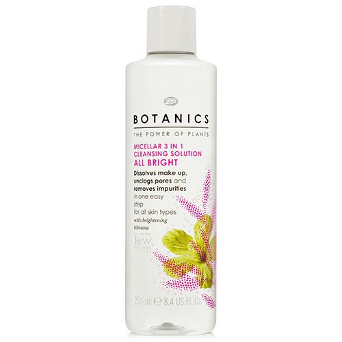 Boots botanics all bright micellar 3 in 1 cleansing sol…