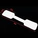 AKOAK 100 Pcs/Lot 1.2cm x 6cm Blank White Paper Price Tag Labels Jewelry Display Cards Labels Ring Sticker Hangtags