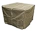 Hiland GS-F-PCHDCV Heavy Duty Square Fire Pit Cover, High Density Fabric, Tan