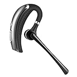 Bluetooth Headset,AOKII Wireless Bluetooth 4.1 In Ear Earpiece Earbuds Earphones Headphones with Noise Reduction,Hands Free with Mic for Office/Business/Workout/Driver/Trucker (Silver)