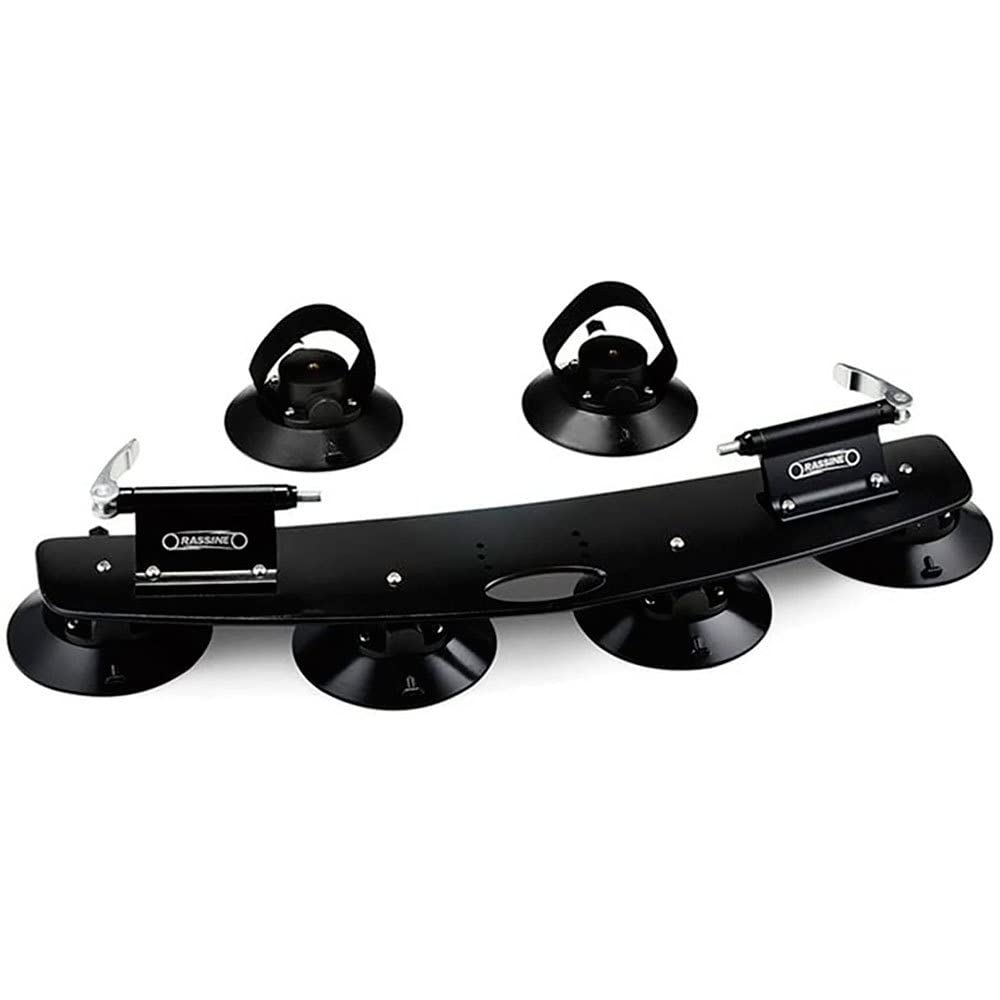 Rassine LXB6 Roof Rack, Black, 2 Bike Carrier