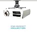 QualGear PRB-717-Blk Ceiling Mount Projector Accessory,Black Mount