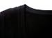 OSSAMI PM Women Junior Basic Round Cotton Neck Top T-Shirt-BLACK-S