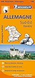 ALLEMAGNE S - E / Z - O DUITSLAND 11546 CARTE ' REGIONAL ' MICHELIN KAART (Multilingual Edition) by