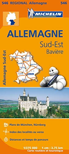 ALLEMAGNE S - E / Z - O DUITSLAND 11546 CARTE ' REGIONAL ' MICHELIN KAART (Multilingual Edition) by Michelin