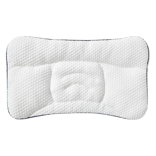Kids Pillow – TPE Fabric Shoulder Support | Orthopedic Cervical Spine Correction Pillows For Side Sleepers | Breathable Bedding For Boys Girls Homes Apartments Daycare Travel Cars Airplanes
