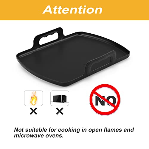 WADEO Grill Griddle Plate for Ninja Foodi Grill and Air Fryer, with