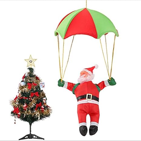 Amazon Co Jp Asdsh クリスマス飾り サンタクロース サンタ人形 クリスマス オーナメント パラシュートサンタ クリスマス おもちゃ 人形 スリング飾り 贈り物 子供 雰囲気 ホーム キッチン
